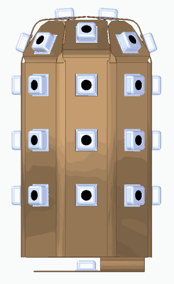 CAD Model of tactile fingertip