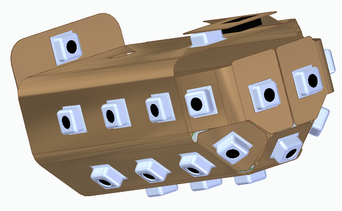 CAD Model of tactile fingertip